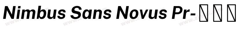 Nimbus Sans Novus Pr字体转换